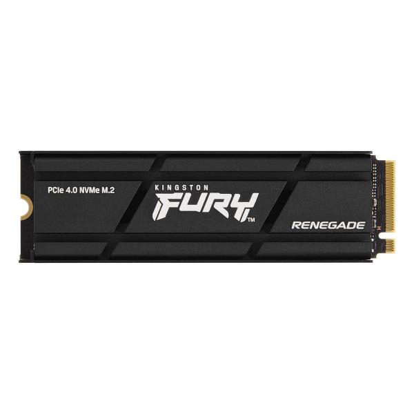 SSD Kingston Fury Renegade, 2TB, M.2 NVMe, 2280, Leitura 7300MBs e Gravação 7000MBs, Com Dissipador, SFYRDK/2000G