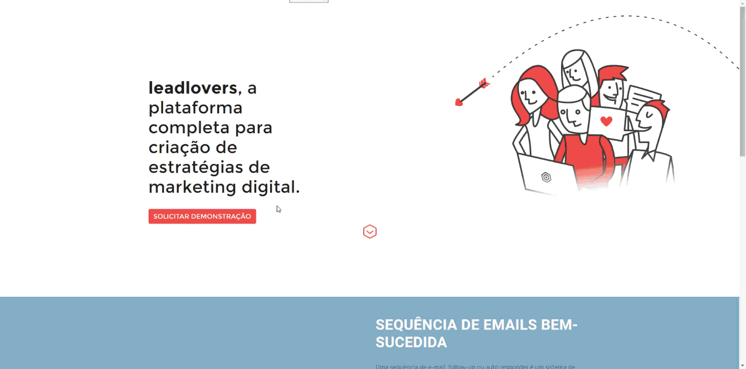 como criar um link de um bloco para outro