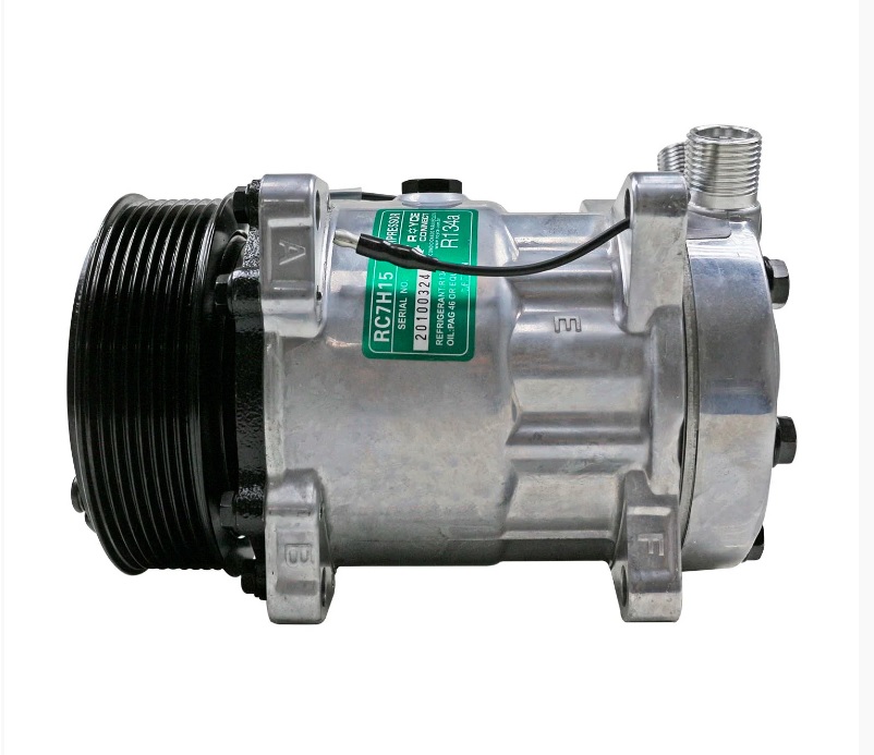 Compressor 7H15 8 Orelhas 12V Saida Cima 8PK 119MM Case Mxm/Holland Tm 4711