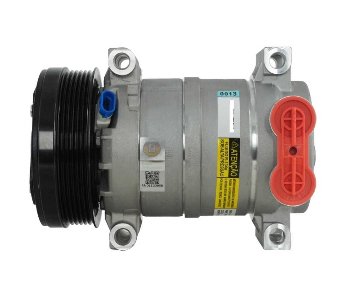 Compressor chevrolet s10 4.3 v6/ blazer 4.3 v6 1996 em diante 12v polia 6pk 130mm oem: 1131909 / 113