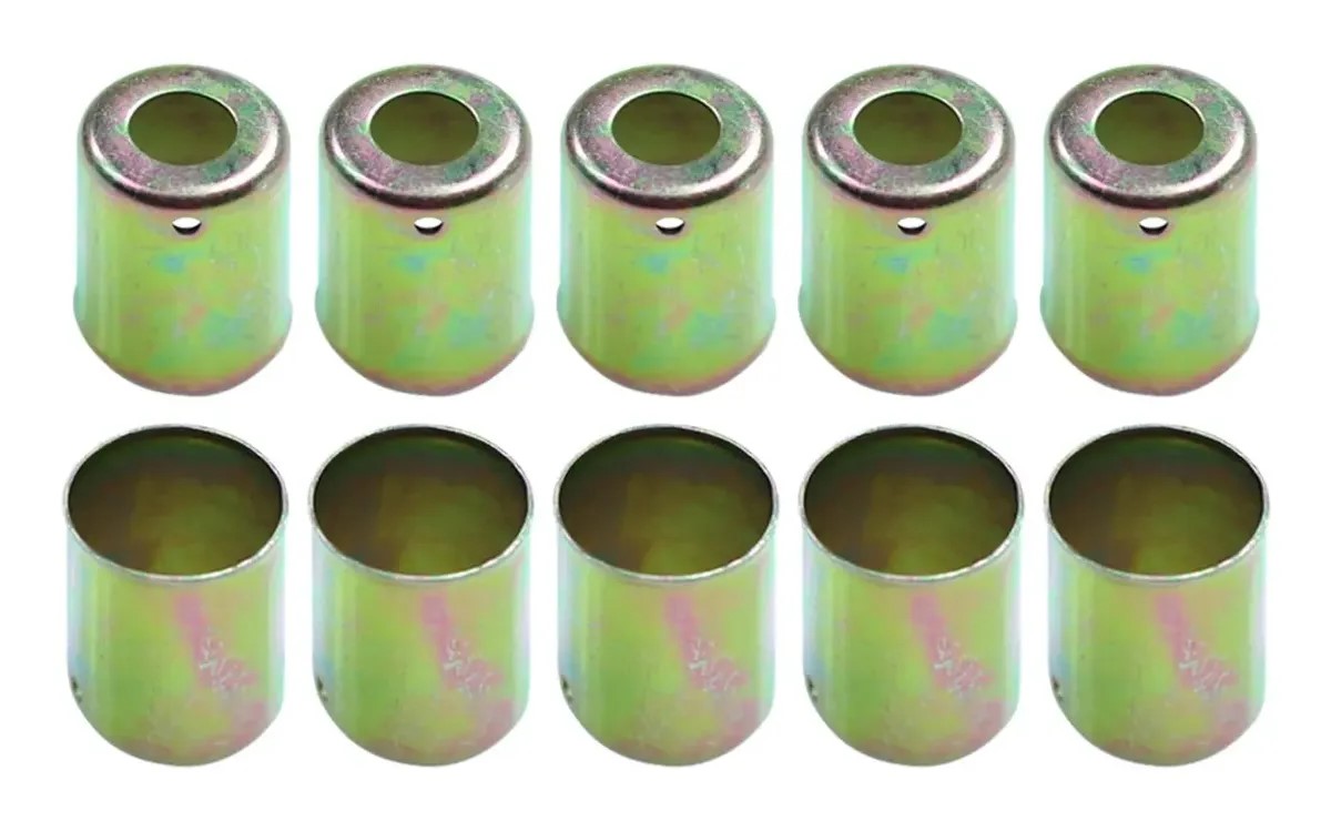 Caneca Clip Aço 8MM 1/2 P/Mangueira Comum "10PCS"