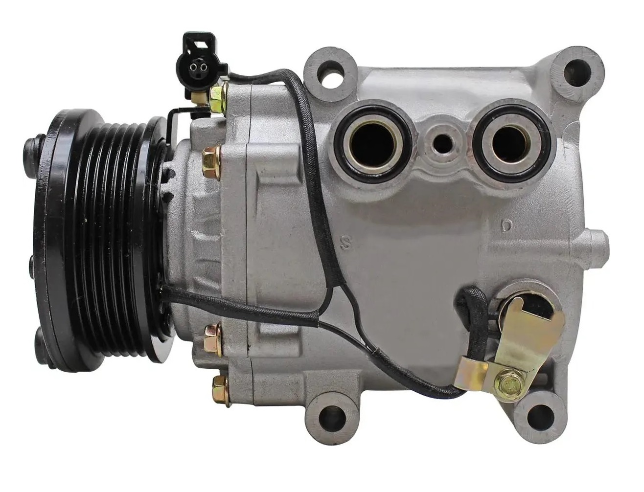Compressor ford focus 1.8/ 2.0 motor zetec 2000 ate 2008 - 12v polia 6pk 96mm oem: ys4h19d629aa