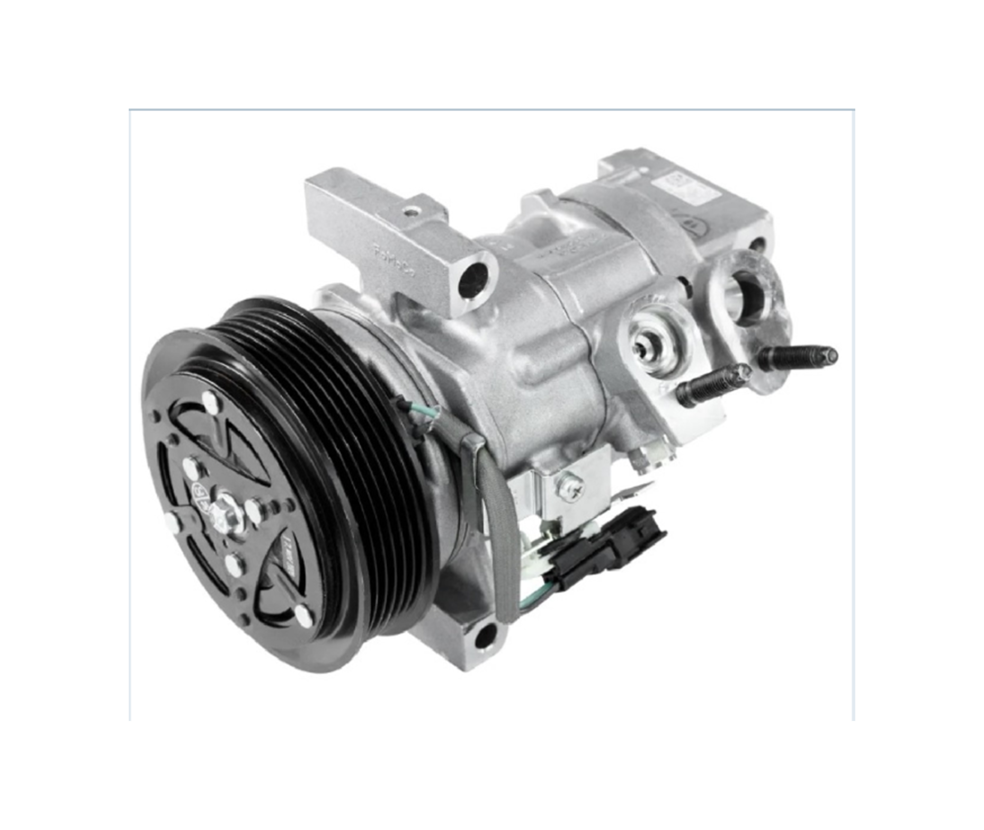 Compressor ford new ka 1.0 2015> 12v polia 6pk 110mm oem:  e3b119d629ba / e3b119d629bb