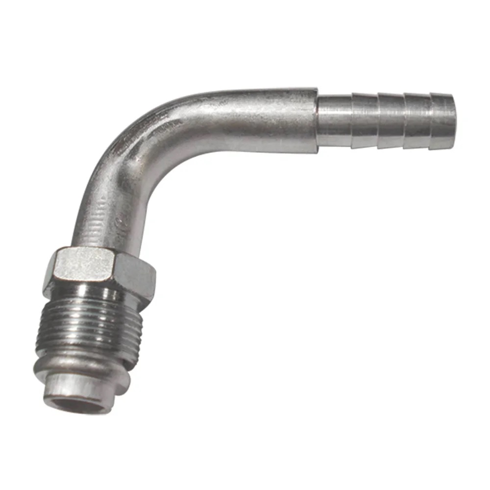 Conexao - 10x90 macho rosca movel alum. "succao"