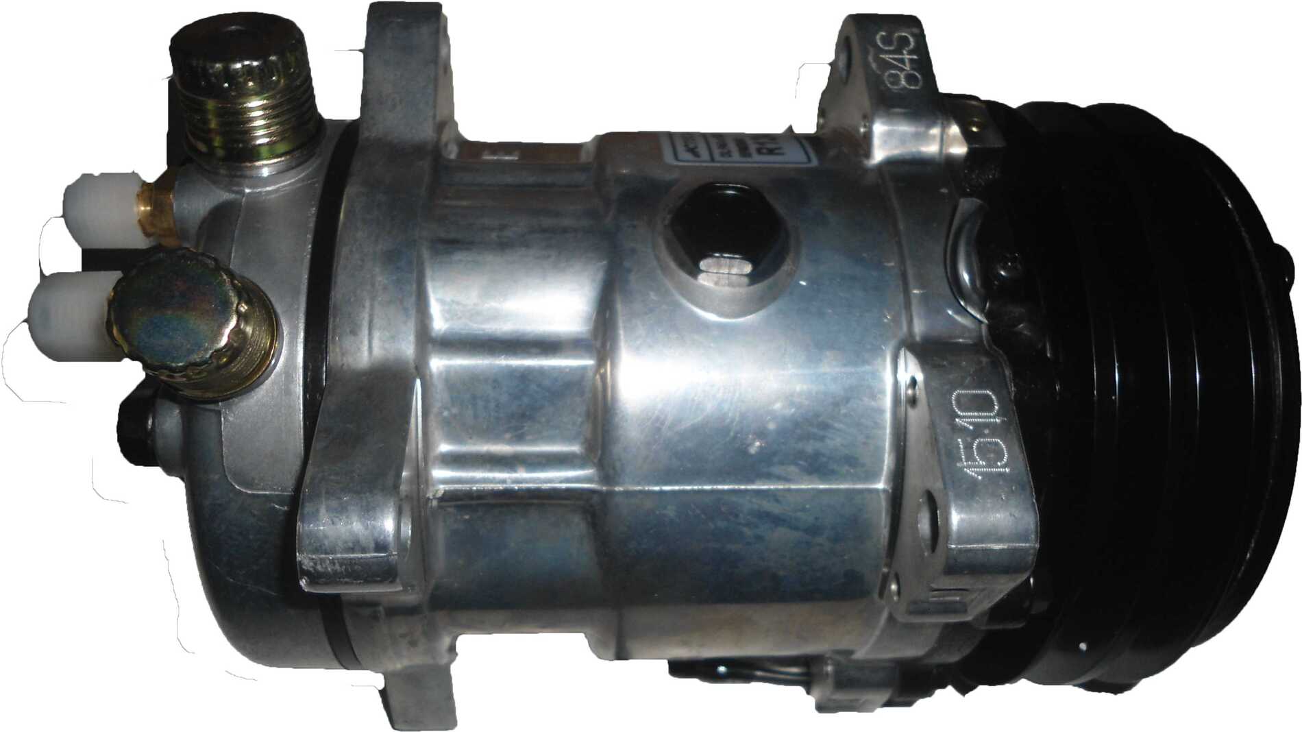 COMPRESSOR - 5H14 8 ORELHAS 12V SAIDA CIMA 2A 132MM