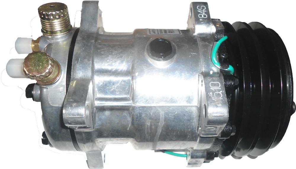 COMPRESSOR - 5H14 8 ORELHAS 24V SAIDA CIMA 2A 132MM