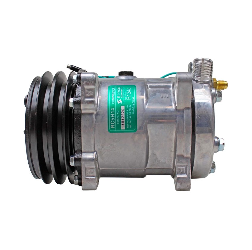 Compressor - 5H14 8 Orelhas 24V Saida Cima 2A 132MM