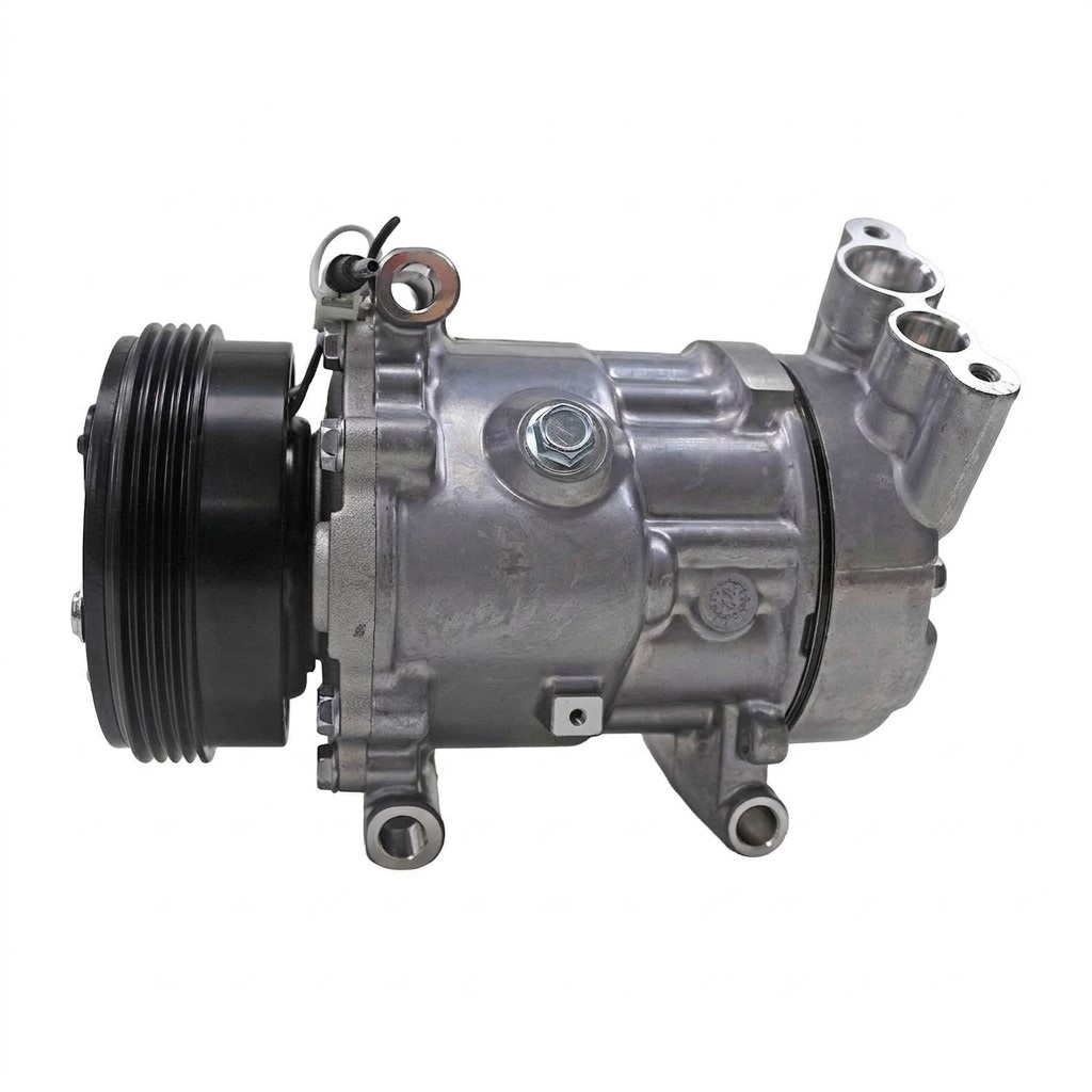 Compressorrenault Logan 1.0/ Sandero 1.0/CLIO 1.0/ Peugeot 206 1.0 - 12VOLTS Polia 4PK 110MM OEM: 8200840770