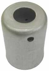 CANECA CLIP ALUMINIO 6MM 5/16 P/MANGUEIRA COMUM  "10PCS"