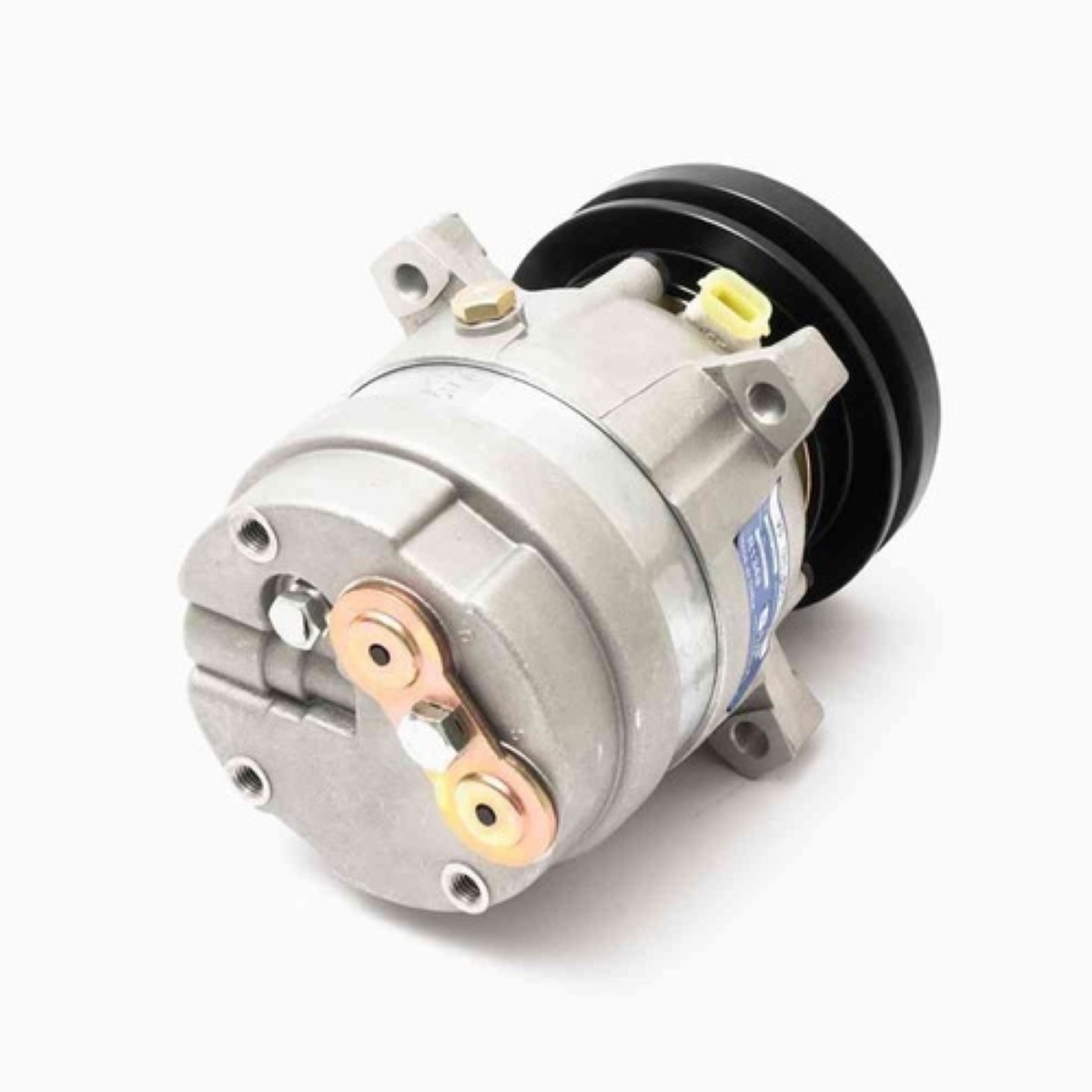 Compressor gm s10/blazer 2.2 gas. 1995 ate 1999/ maquina doosan 75v - 12v 4 orelhas canal a  120mm