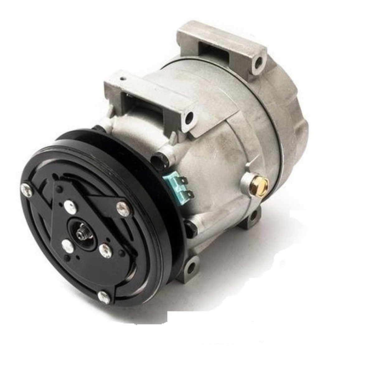 COMPRESSOR - ESCAVADEIRA HYUNDAI 24V CANAL A "MODELO HARRISON" OEM-11Q690040 "CONEXAO O'RING"