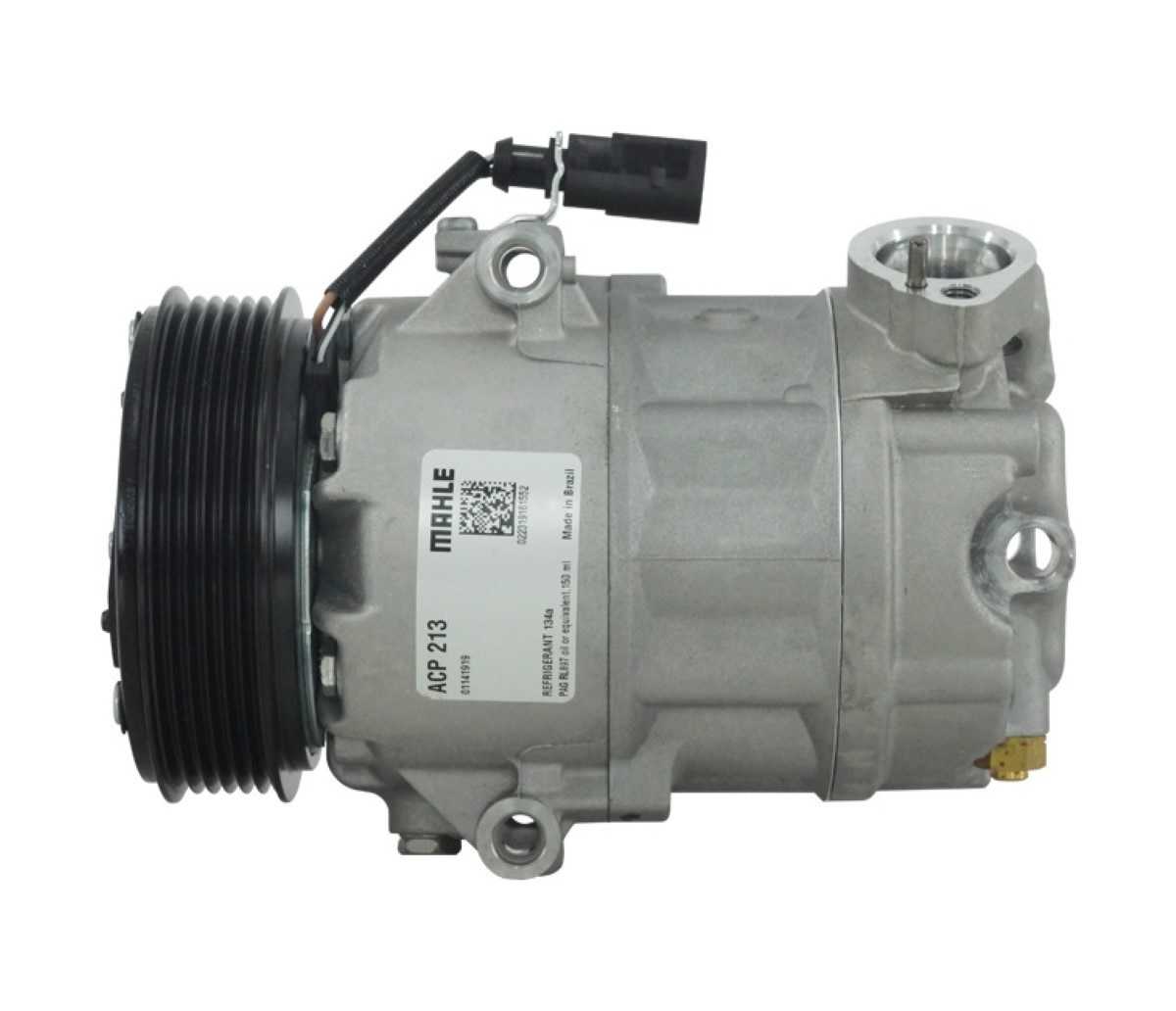COMPRESSOR VOLKSWAGEN POLO 2004>/ SPACE FOX/ CROSS FOX/ FOX 2003 ATE 2007 - 12V POLIA 6PK 110MM OEM: 5Z0820803