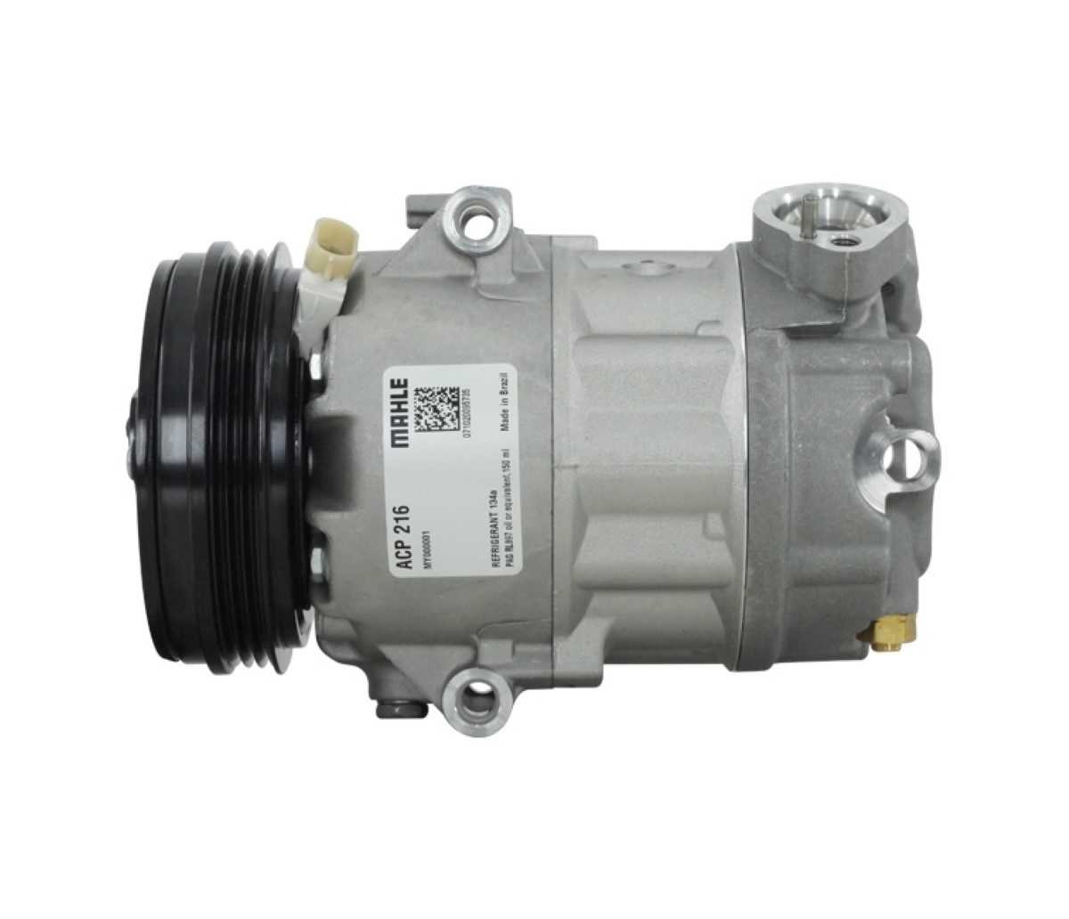 COMPRESSOR VW SAVEIRO/ VOYAGE/ GOL G5, G6/ POLO/ FOX 2008> - 12V POLIA 3PK 110MM OEM: 5U0820803A / 5U0820803J