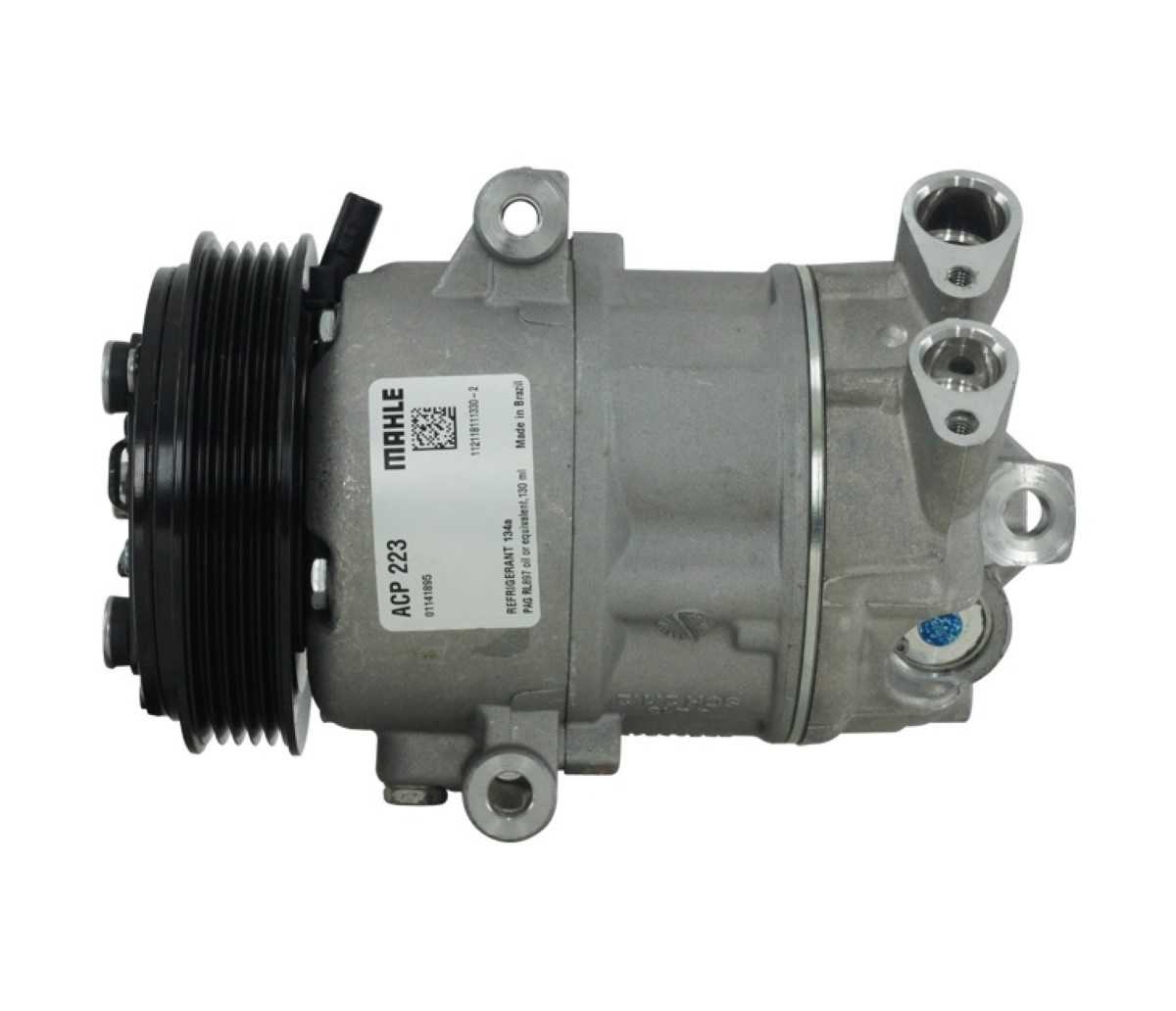 COMPRESSOR FIAT FIREFLY UNO 3CC 2016>/ MOBI 3CC 2016>/ STRADA RANCH 1.3 2021>/ ARGO 1.0 1.3 2018>/ CRONOS 1.3 2018>/ PEUGEOT 208 1.0 2022>/ CITROEN C3 1.0 2022> - 12V POLIA 5PK 114MM OEM: 52022694