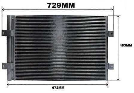 CONDENSADOR HYUNDAI PA CARREGADEIRA SERIE 7A/ESCAVADEIRA R210/R220/R380/R520