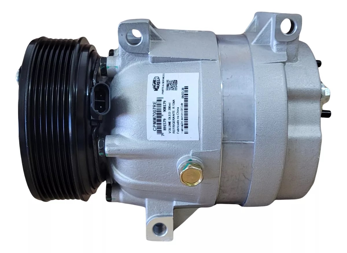 COMPRESSOR RENAULT MASTER 2.5 2008 ATE 2012 V5 12V 7PK 122MM OEM: 8200200671 / 8200832990 / 82012509