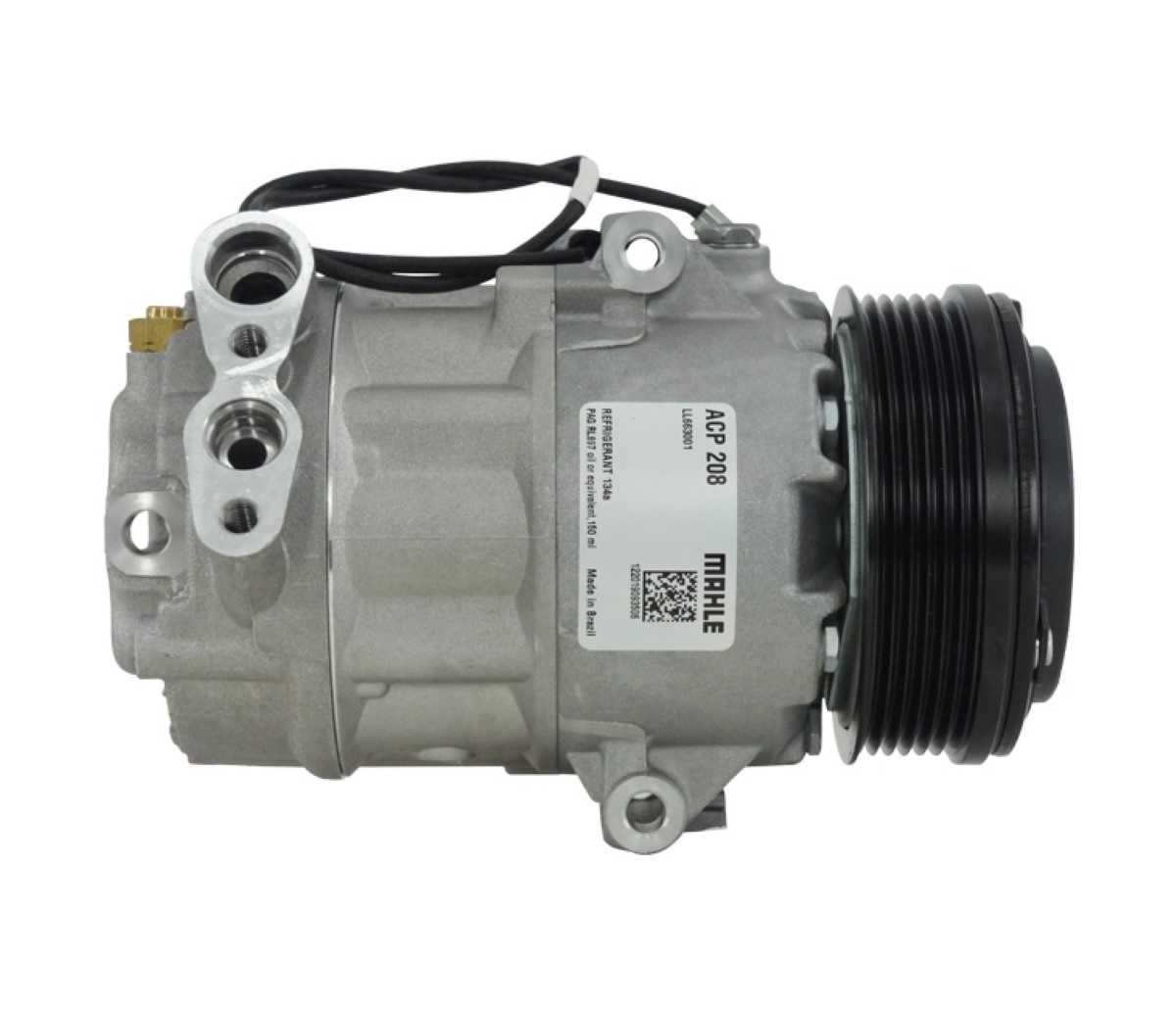 COMPRESSOR VW GOL/ PARATI/ SAVEIRO 1.6/1.8 2003> - 12V POLIA 6PK 110MM OEM: 5X0820803C / 5X0820803D
