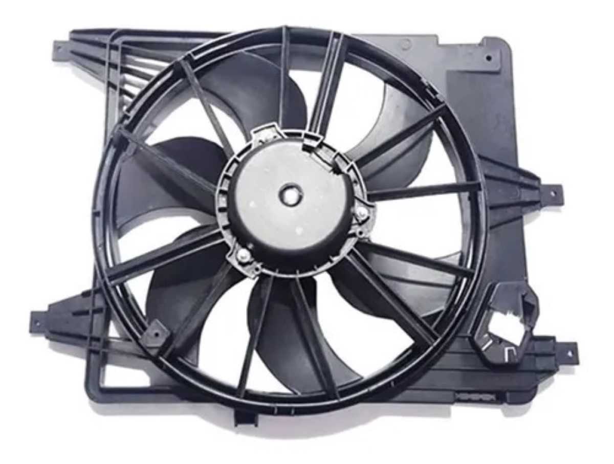 Eletroventilador renault logan sandero 2008 até 2013 c/ar