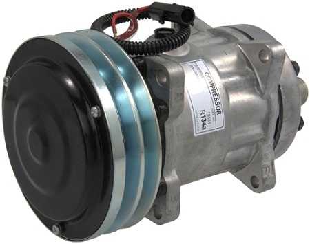 COMPRESSOR - 7H15 MAQUINA CASE MAGNUM/NEW HOLAND TL/TC5070 2A 12V U4609 OEM-8699