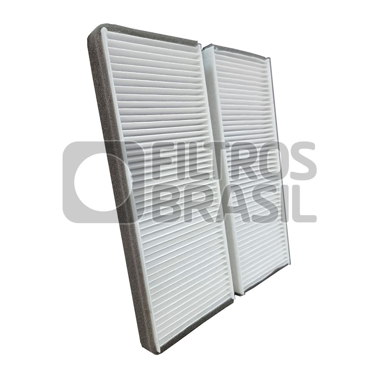FILTRO DE CABINE NISSAN FRONTIER 2008 ATE 2016 COM 2PÇS OEM: 272744EB70A / 27274EB700 / 27274EB70A / CF10553