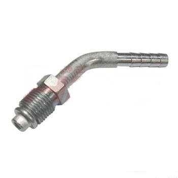 CONEXAO - 6X45 MACHO ROSCA FIXO ALUMINIO "LIQUIDO"