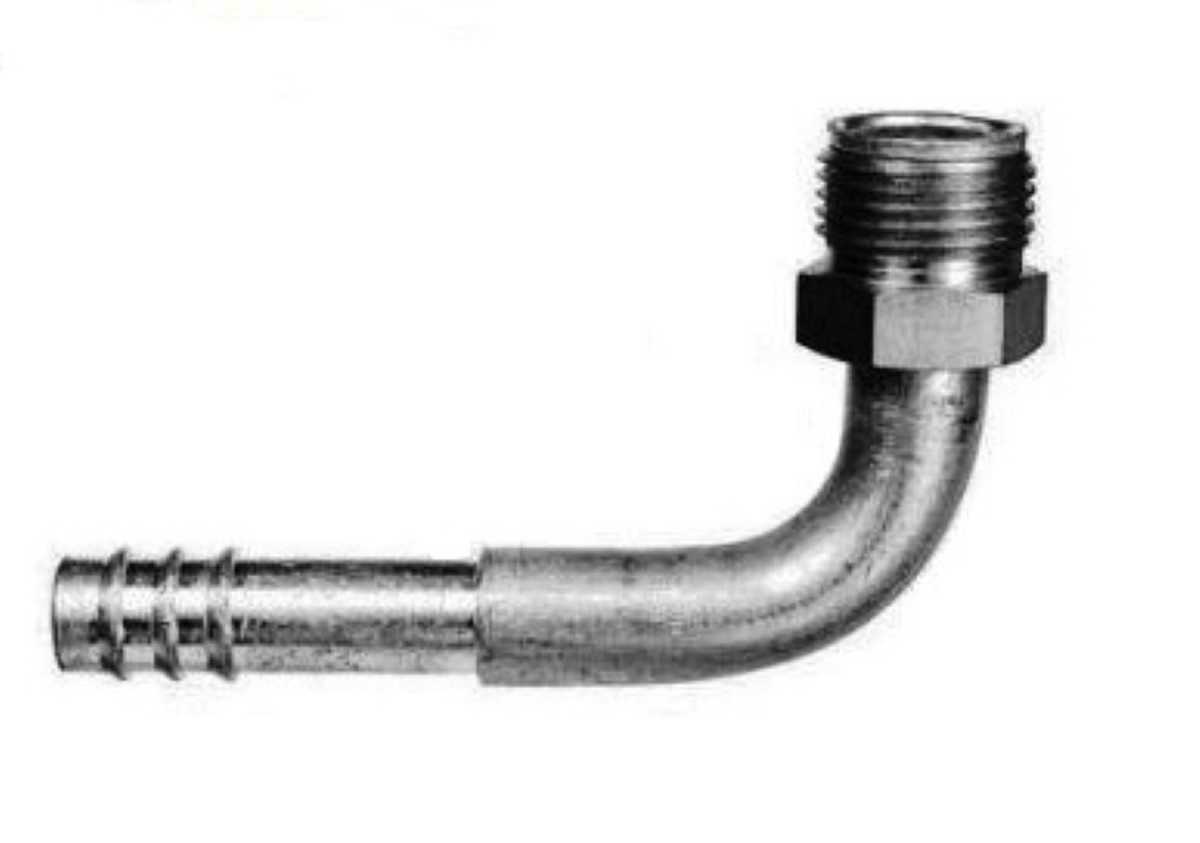 CONEXAO - 6X90 MACHO ROSCA FIXO ALUMINIO "LIQUIDO"