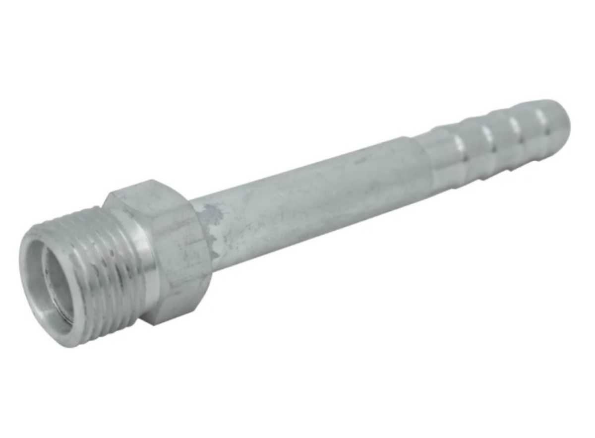 CONEXAO 10 RETA MACHO ROSCA FIXO ALUMINIO "SUCCAO"
