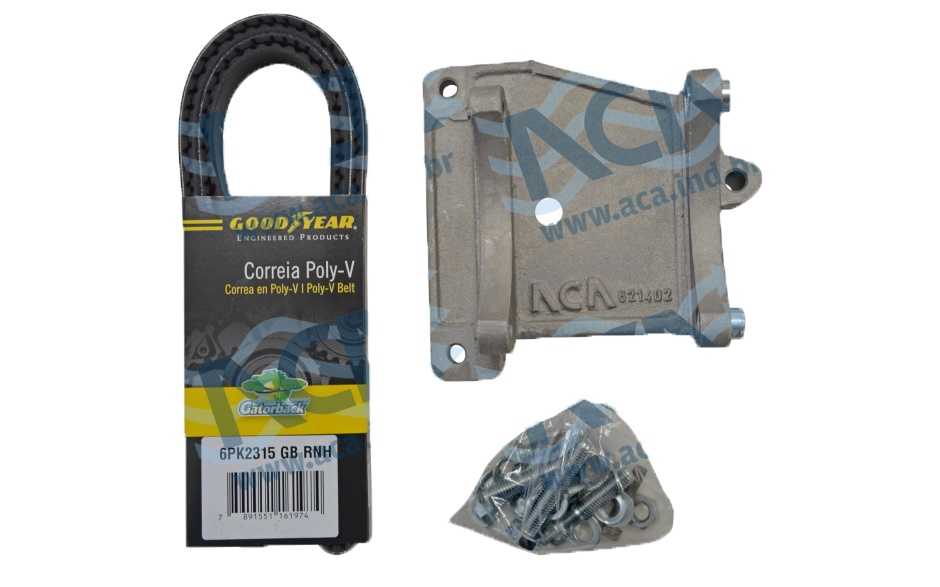 KIT SUPORTE COMPRESSOR 5H14/ 7H15 ORELHAS MERCEDES BENZ SPRINTER 311/ 313/ 415/ 515 2012 ATE 2019 LA