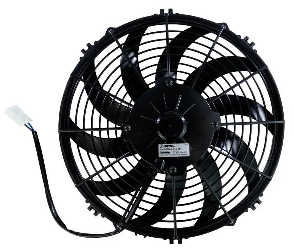Eletroventilador spal va10-bp50/c-61a 24v 12 polegada aspirante