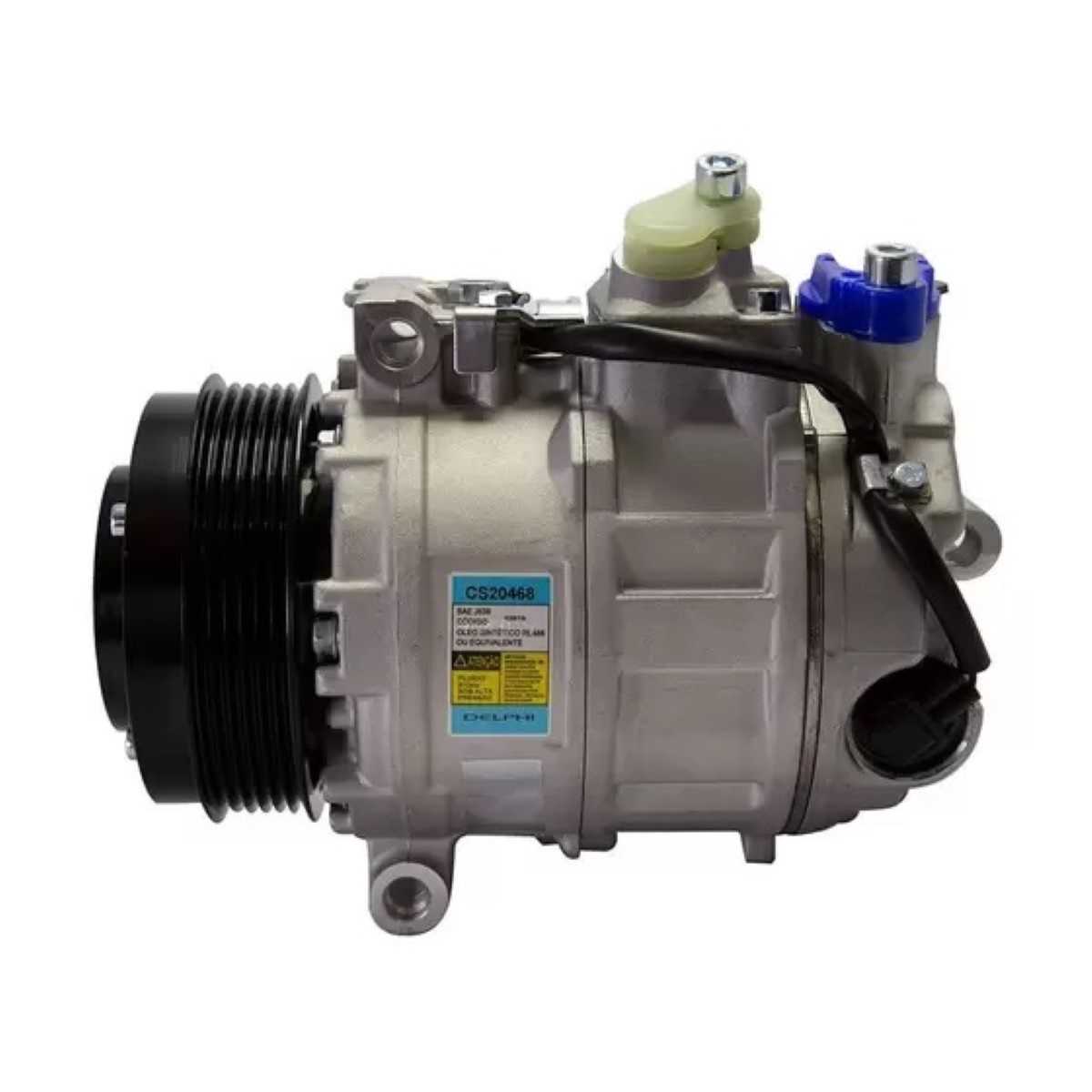 COMPRESSOR MERCEDES BENZ SPRINTER 2012 ATE 2019 LADO ESQUERDO DO MOTOR/ C180 C200 - 12V POLIA 6PK 11