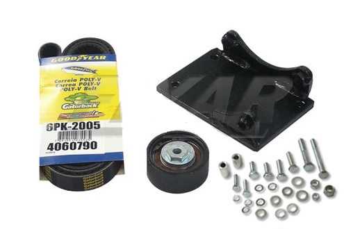 KIT SUPORTE COMPRESSOR F250/F350 MWM 6CC 8PK *P/7H15/5H14 ORELHA*