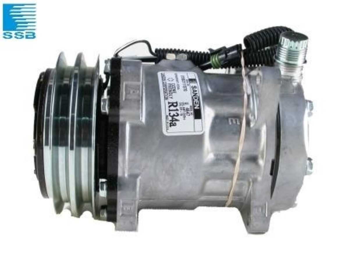 COMPRESSOR 7H15 7H15 8 ORELHAS 12V SAIDA CIMA 2A 132MM SD4664 TRATOR UNIPORT 2011>