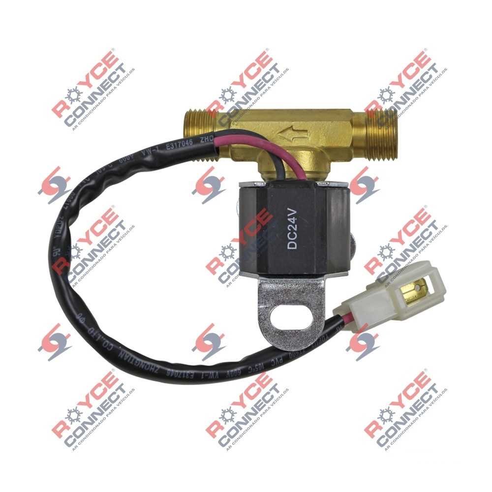VALVULA SOLENOIDE ELETRICA 24 VOLTS