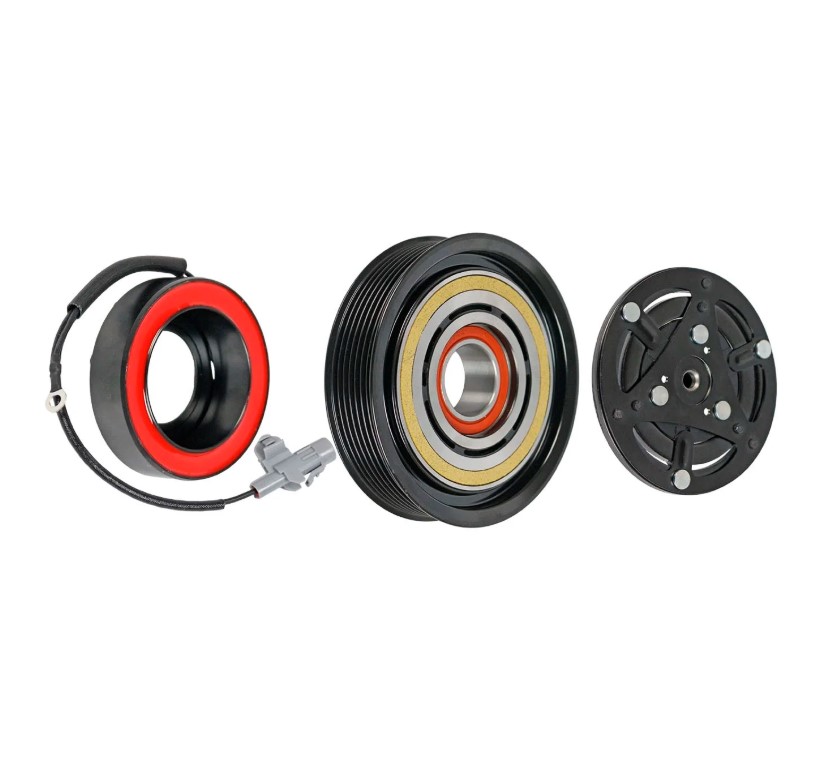 CONJUNTO EMBREAGEM MODELO 10SRE11C TOYOTA HILUX 2.8 DIESEL 2016> - 12V POLIA 7PK 125MM