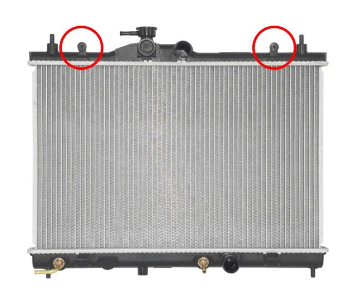 RADIADOR AGUA NISSAN LIVINA / NISSAN GRAND LIVINA / NISSAN TIIDA 2007 ATE 2013 OEM: 21460-AZ70A / 21