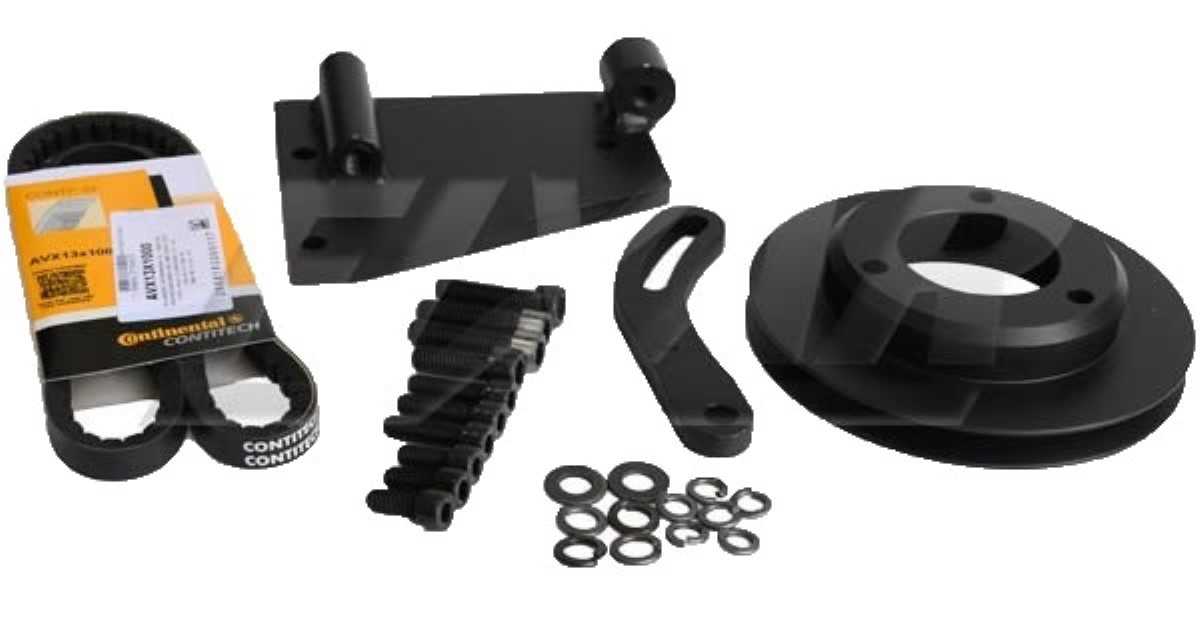 KIT SUPORTE COMPRESSOR 5H14/ 7H15 ORELHA POLIA 2A HYUNDAI HR 2.5/ KIA BONGO 2.5 2013> EURO 5