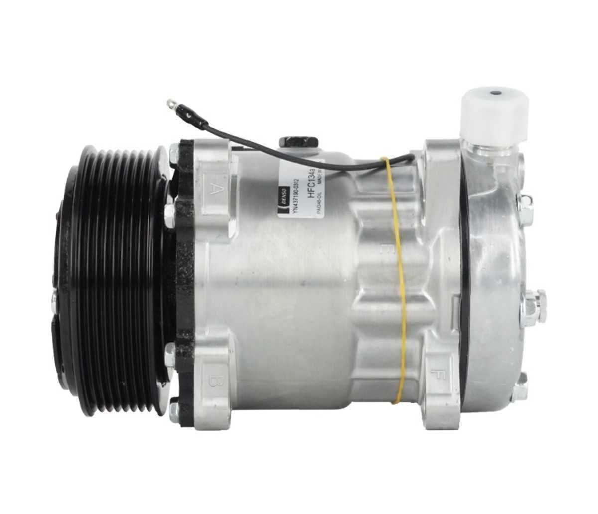 COMPRESSOR 7H15 8 ORELHAS 12V SAIDA CIMA 8PK 119MM CASE MXM/HOLLAND TM 4711
