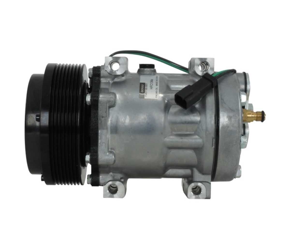 COMPRESSOR 7H15 CATERPILLAR/CASE 24V 8PK POLIA PEQUENA/PASSANTE 1630872 SD4301
