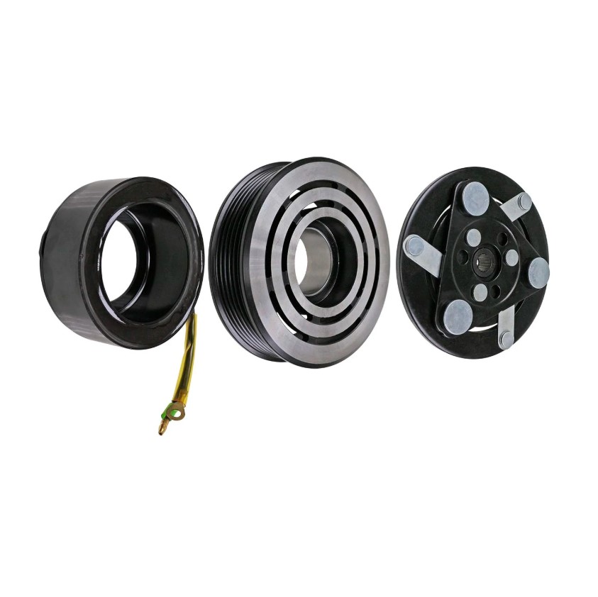 CONJUNTO EMBREAGEM COMPRESSOR SANDEN TRSA09 HONDA CIVIC 2001 ATE 2006 12V 6PK 112MM