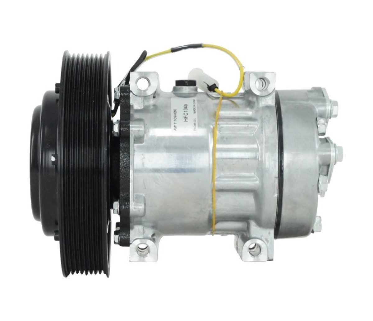 COMPRESSOR VOLVO FH NH FM FMX 2008 EM DIANTE POLIA 180MM 24V