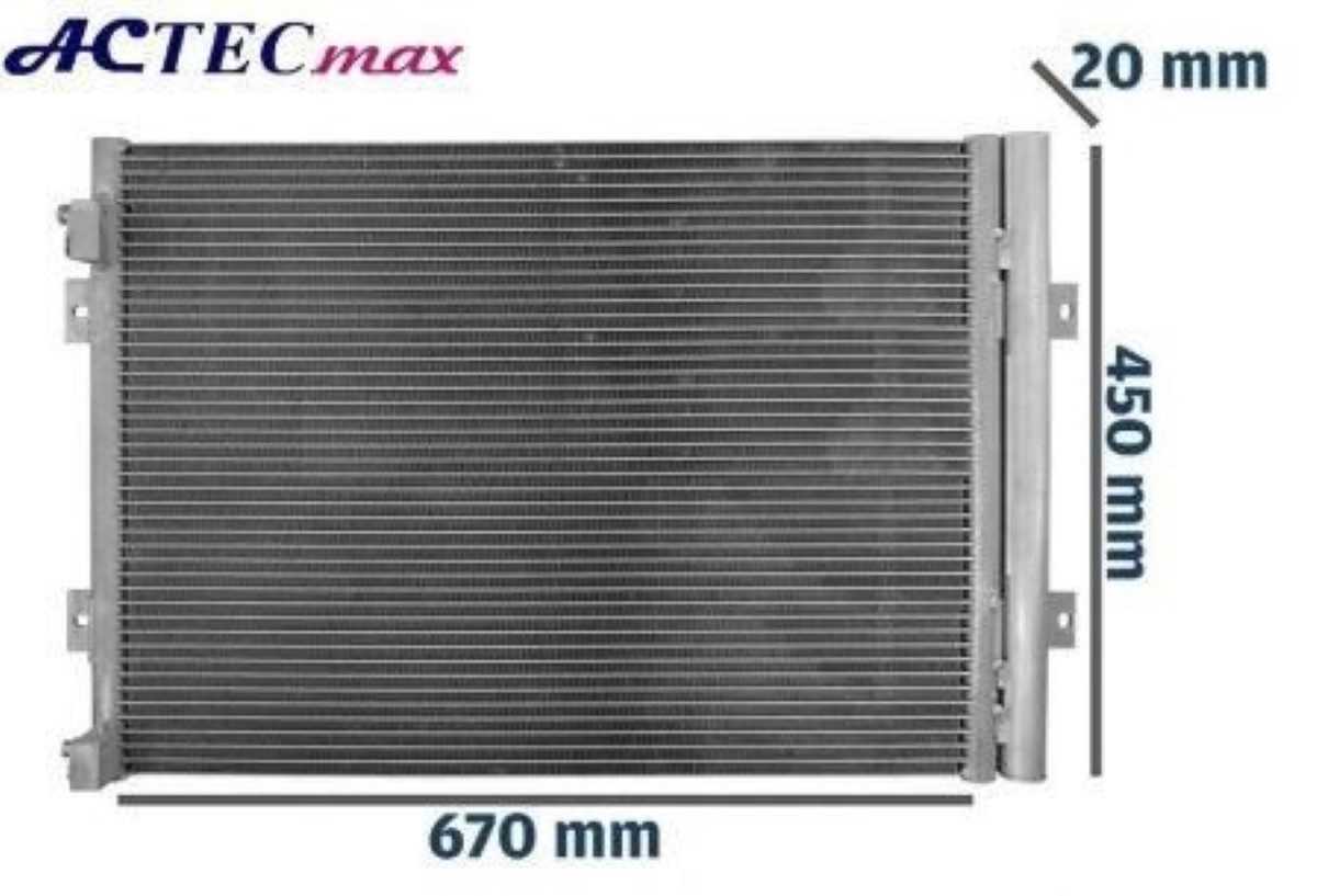 CONDENSADOR HYUNDAI PA CARREGADEIRA SERIE 7A/ESCAVADEIRA R210/R220/R380/R520