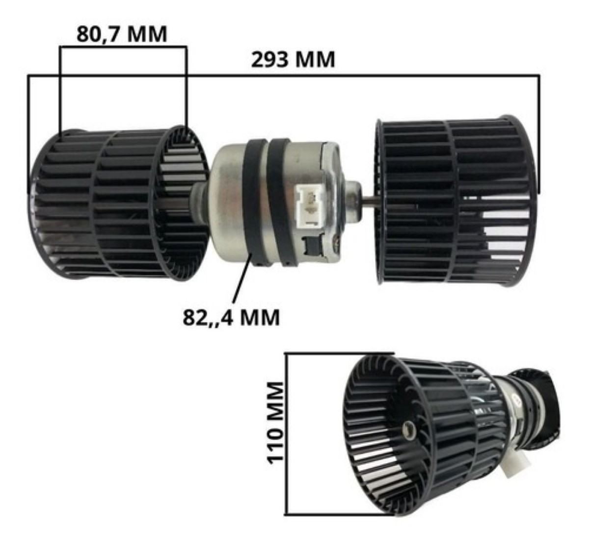 MOTOR CAIXA EVAPORADORA CATERPILLAR/ KOMATSU/ KOBELCO/ NEW HOLLAND OEM: 2299137 / 3532075 / 229-9137