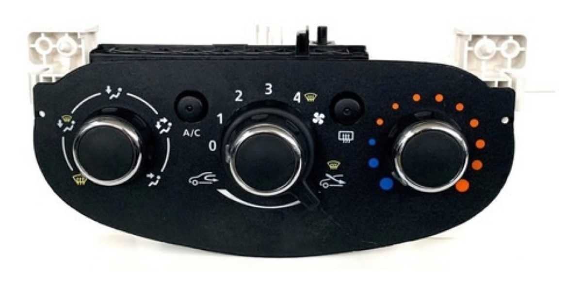 PAINEL CONTROLE AR CONDICIONADO RENAULT LOGAN/ SANDERO/ DUSTER/ OROCH 12 VOLTS
