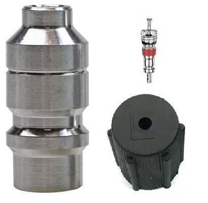 VALVULA P/SOLDA BAIXA ALUMINIO C/NUCLEO C/TAMPA R134