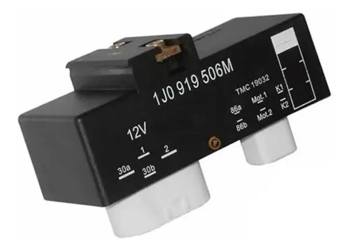CENTRALINA RELE ELETROVENTILADOR VW POLO 2003 ATE 2009/ FOX 2003 ATE 2006 OEM: 1J0919506M