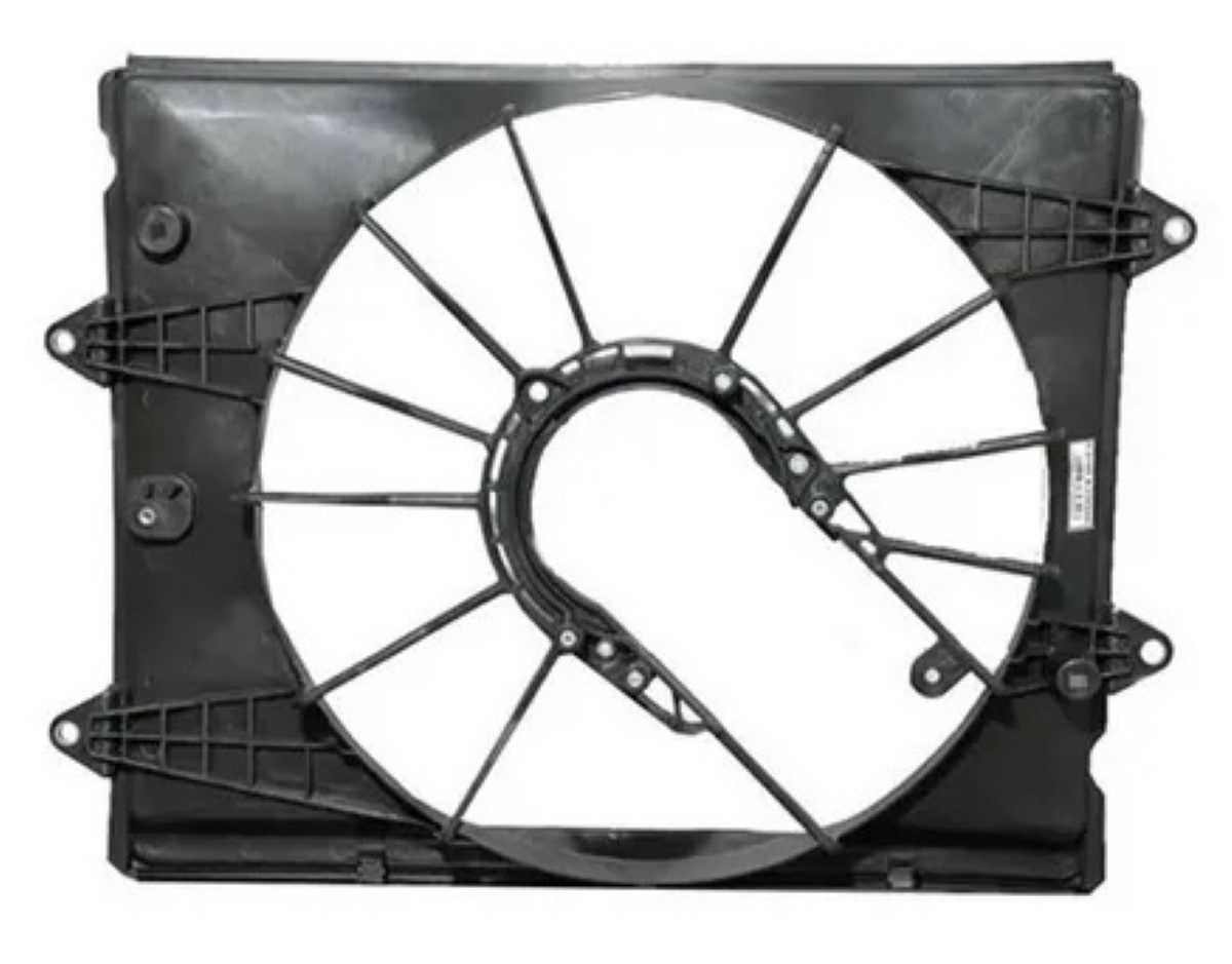 Defletor radiador honda civic 2.0 aspirado 2017 a 2022 - oem-190155fam01