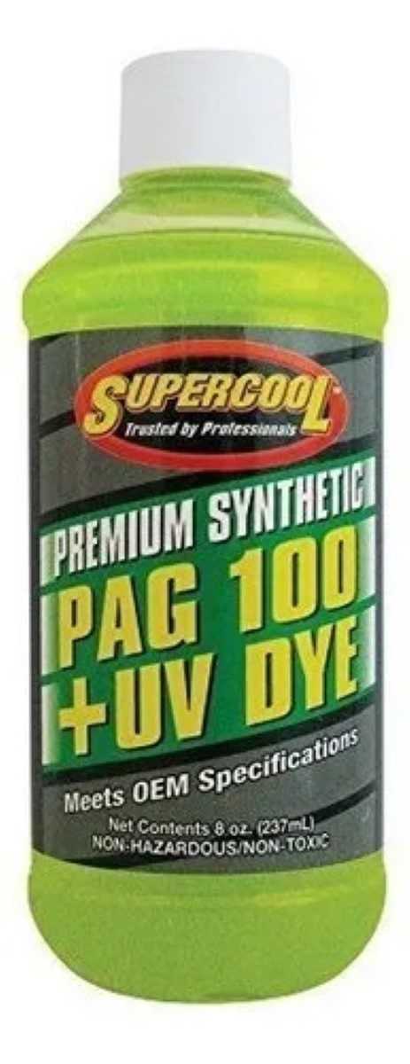 OLEO PAG 100 P/COMPRESSOR  C/CONTRASTE 237ML "SUPERCOOL"
