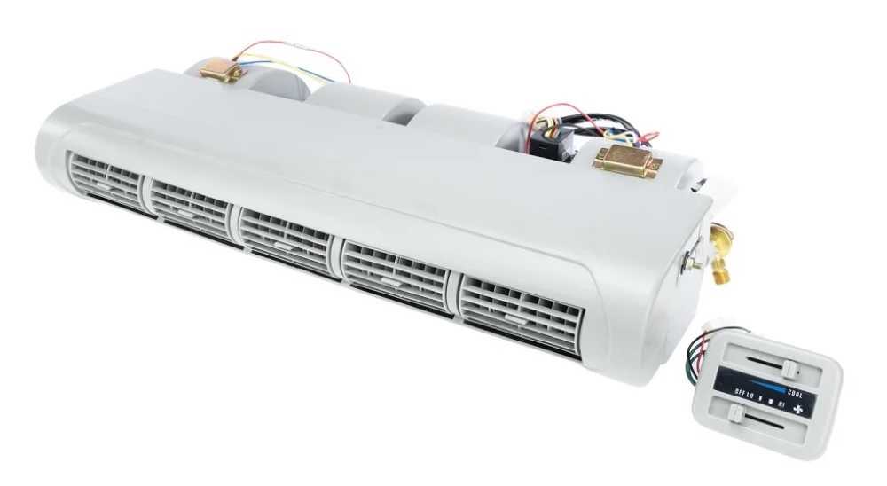 CAIXA EVAPORADORA UNIVERSAL 2 MOTORES 4 VELOCIDADES 5 DIFUSORES 12V 24000 BTUS