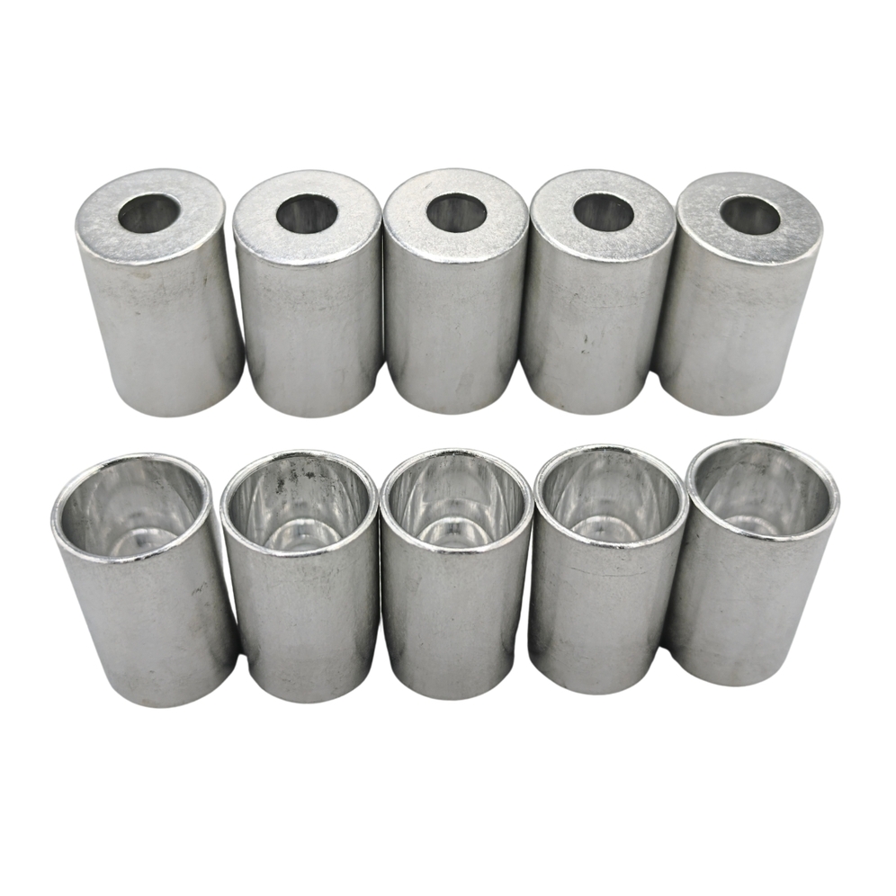 CANECA CLIP ALUMINIO 8MM 13/32 PACOTE COM 10PCS