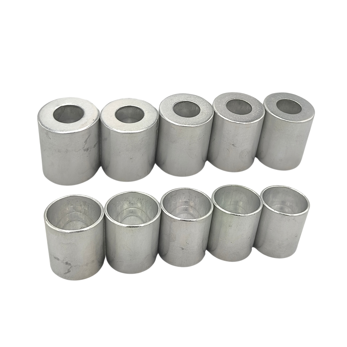 CANECA CLIP ALUMINIO 10MM 1/2 PACOTE COM 10PCS